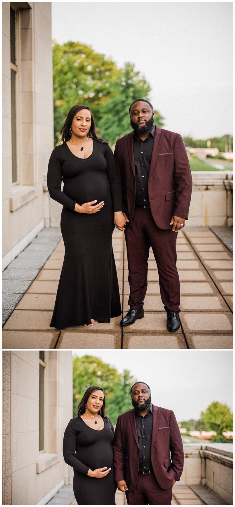 Lifestyle Maternity Portraits | Dayton Masonic Temple