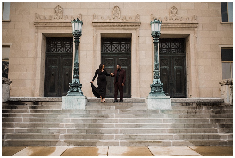 Lifestyle Maternity Portraits | Dayton Masonic Temple