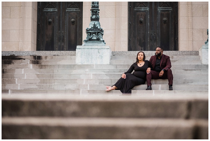 Lifestyle Maternity Portraits | Dayton Masonic Temple