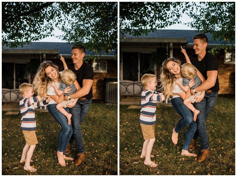 In-Home Family Portraits | Troy, Ohio