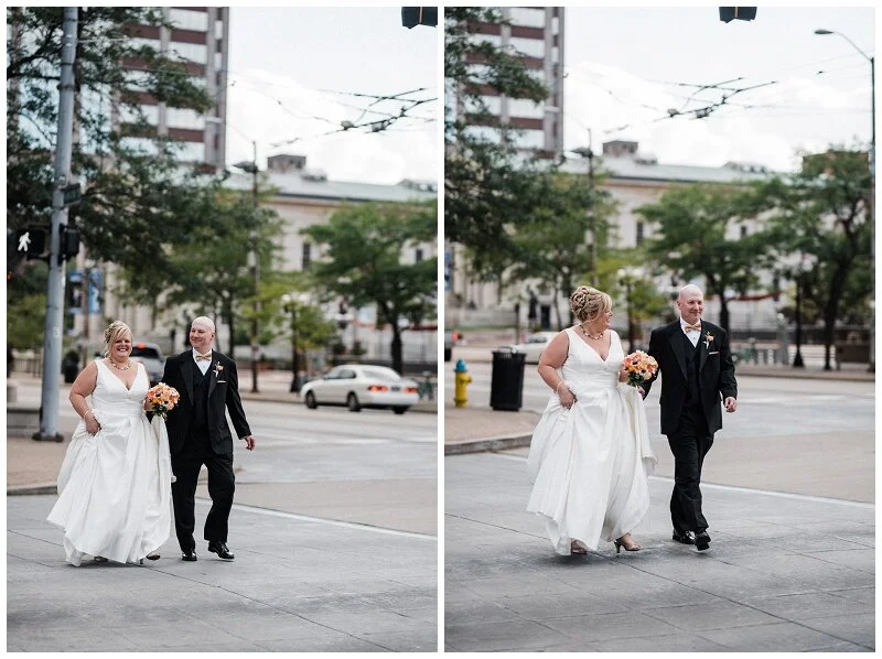 Downtown Dayton Wedding Portraits