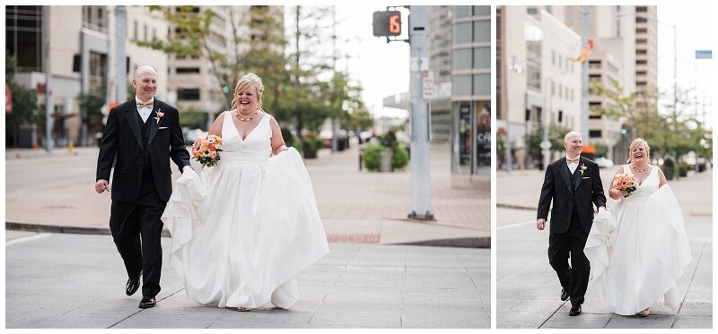 Downtown Dayton Wedding Portraits