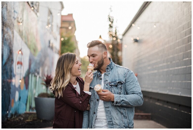 Downtown Maimisburg, OH Engagement Session