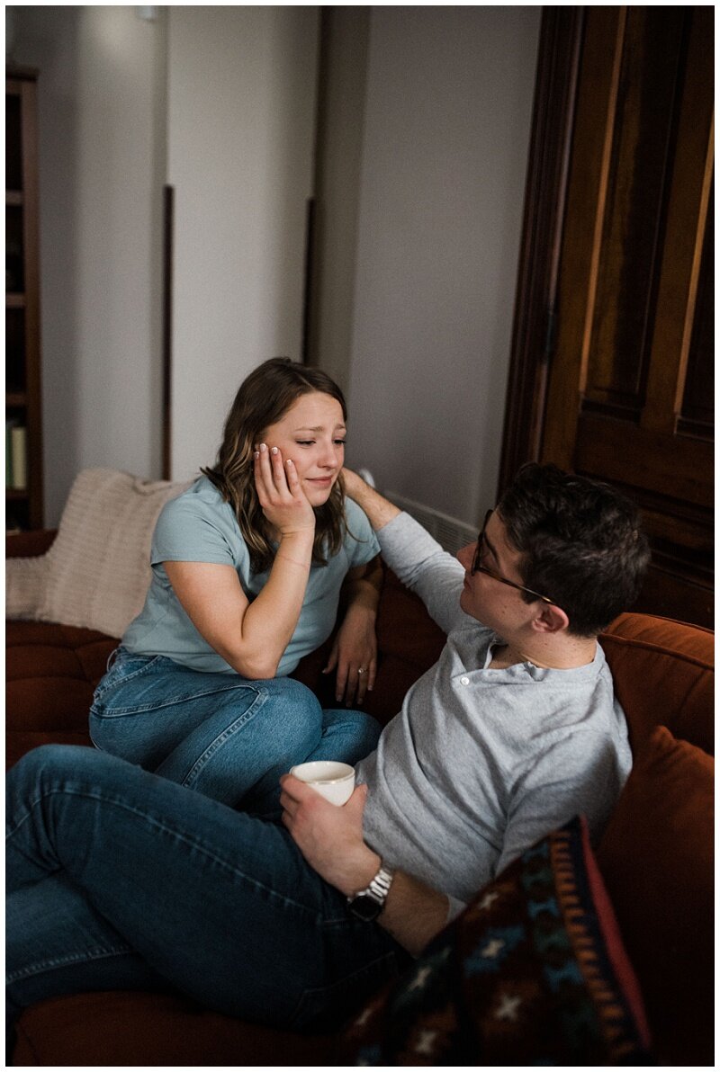 In-Home Engagement Session | Historic Huffman District Dayton, OH