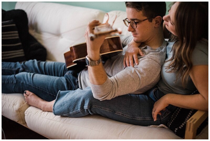 In-Home Engagement Session | Historic Huffman District Dayton, OH