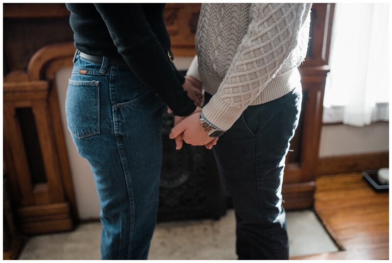 In-Home Engagement Session | Historic Huffman District Dayton, OH