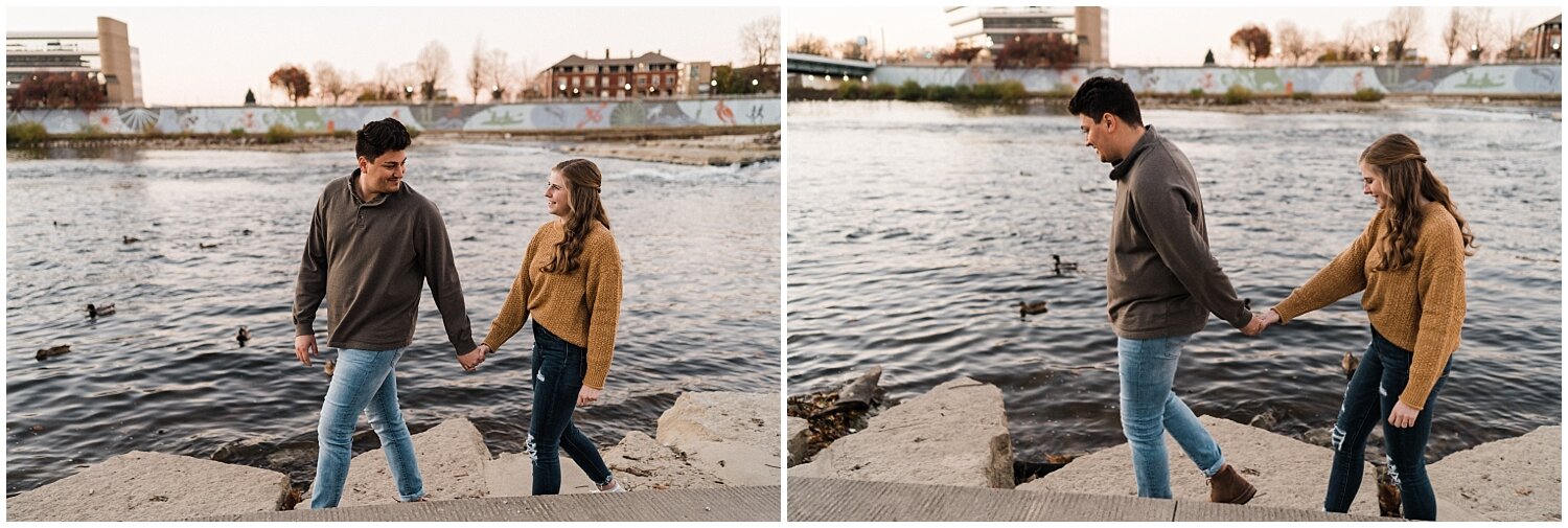 Riverscape MetroPark Engagement Portraits | Dayton, Ohio