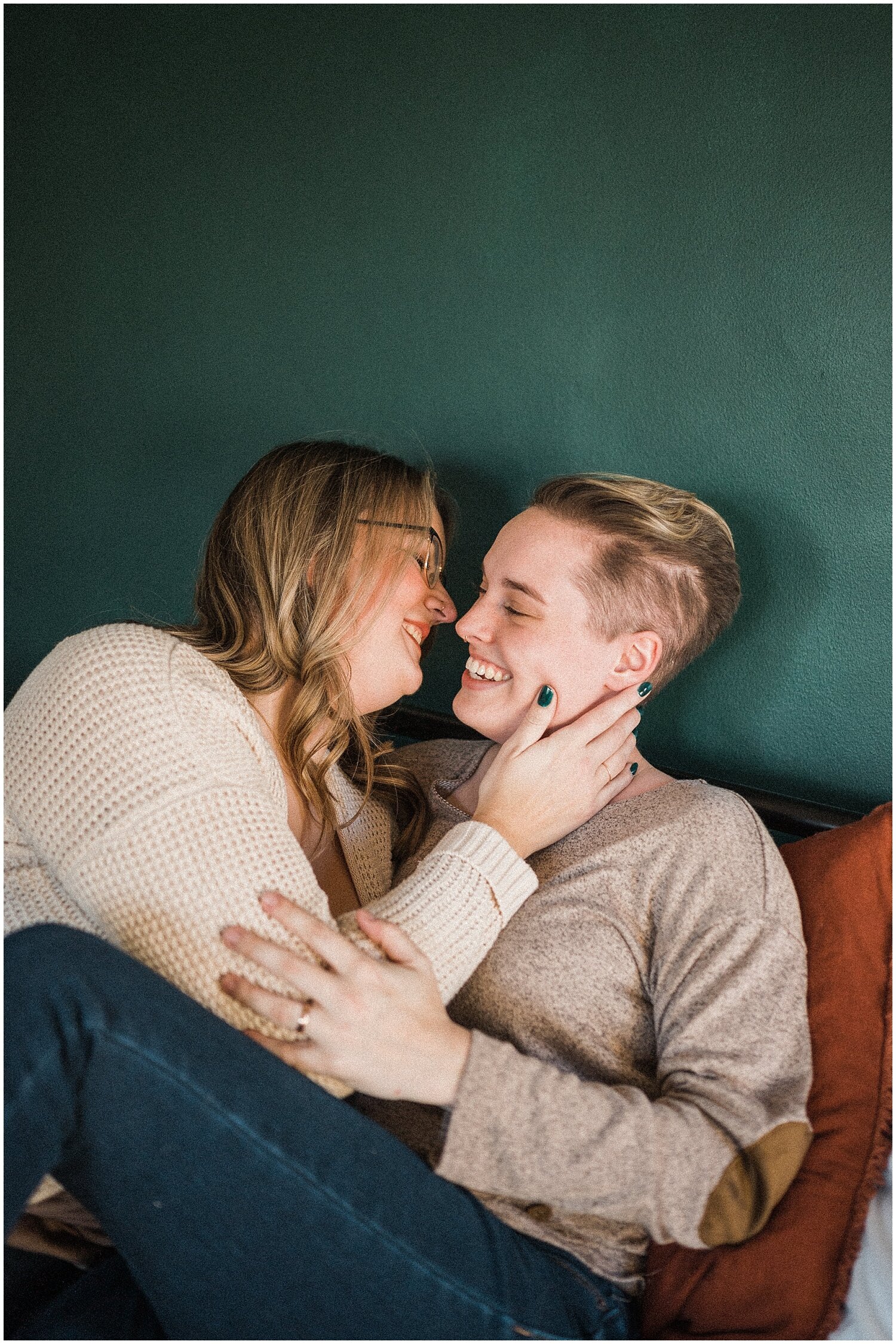 In-Home Engagement Portraits | Dayton, Ohio