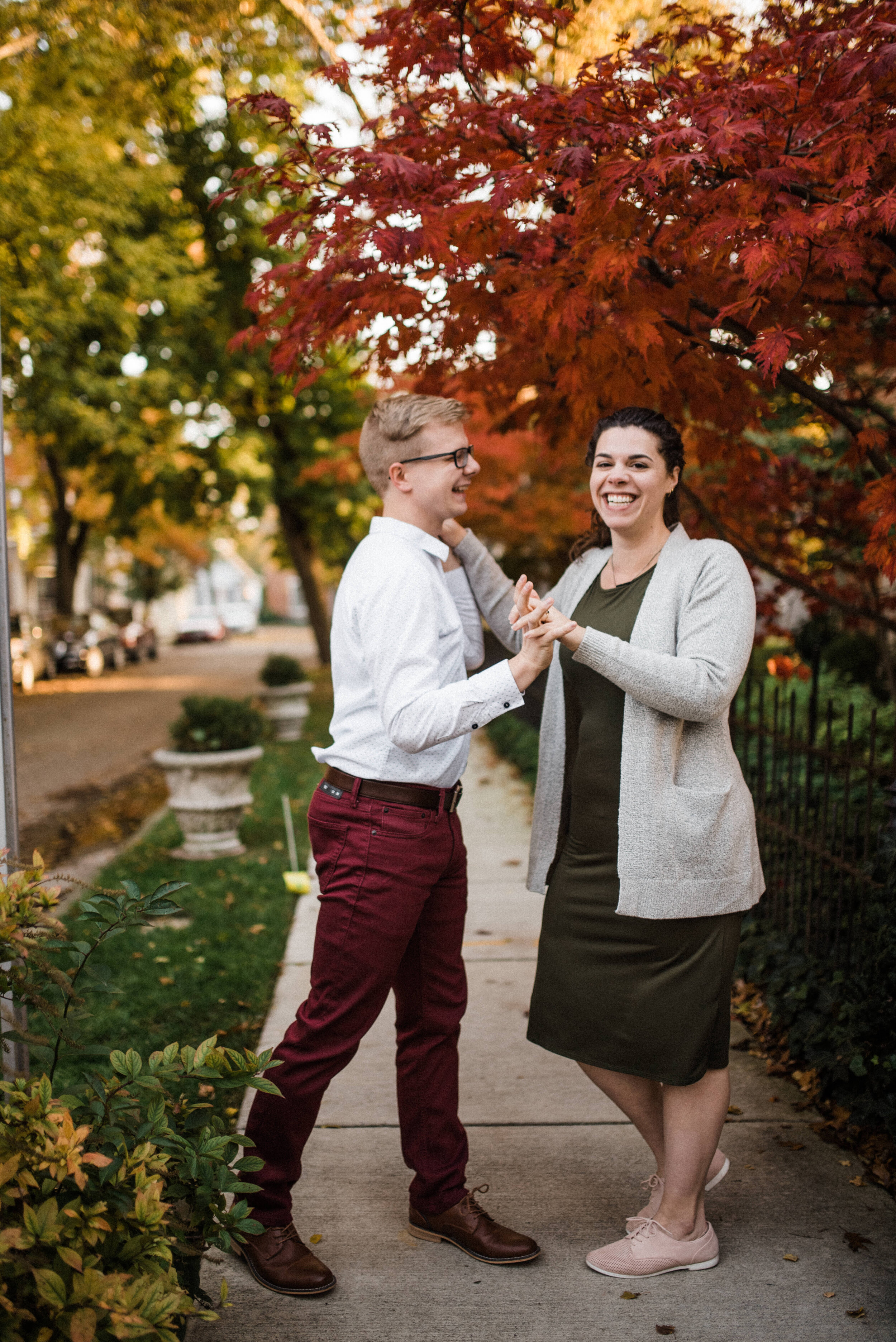 Historical Oregon District Engagement Sessions | Dayton, OH