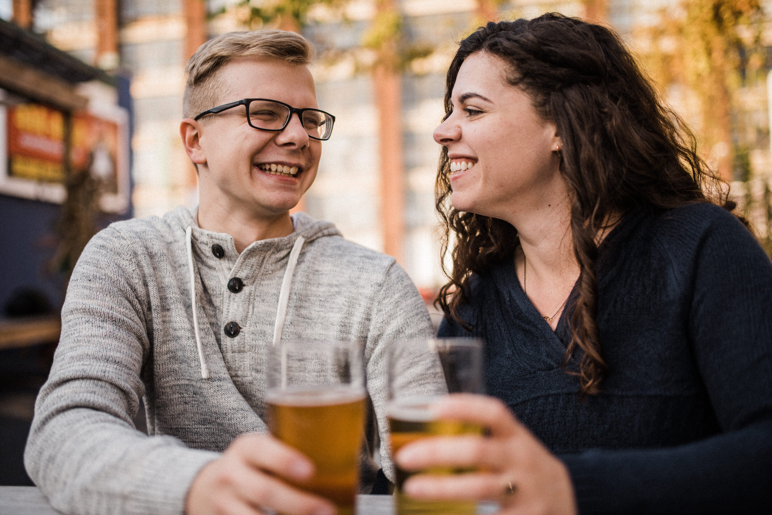 Dayton Beer Company Engagement Sessions | Dayton, OH