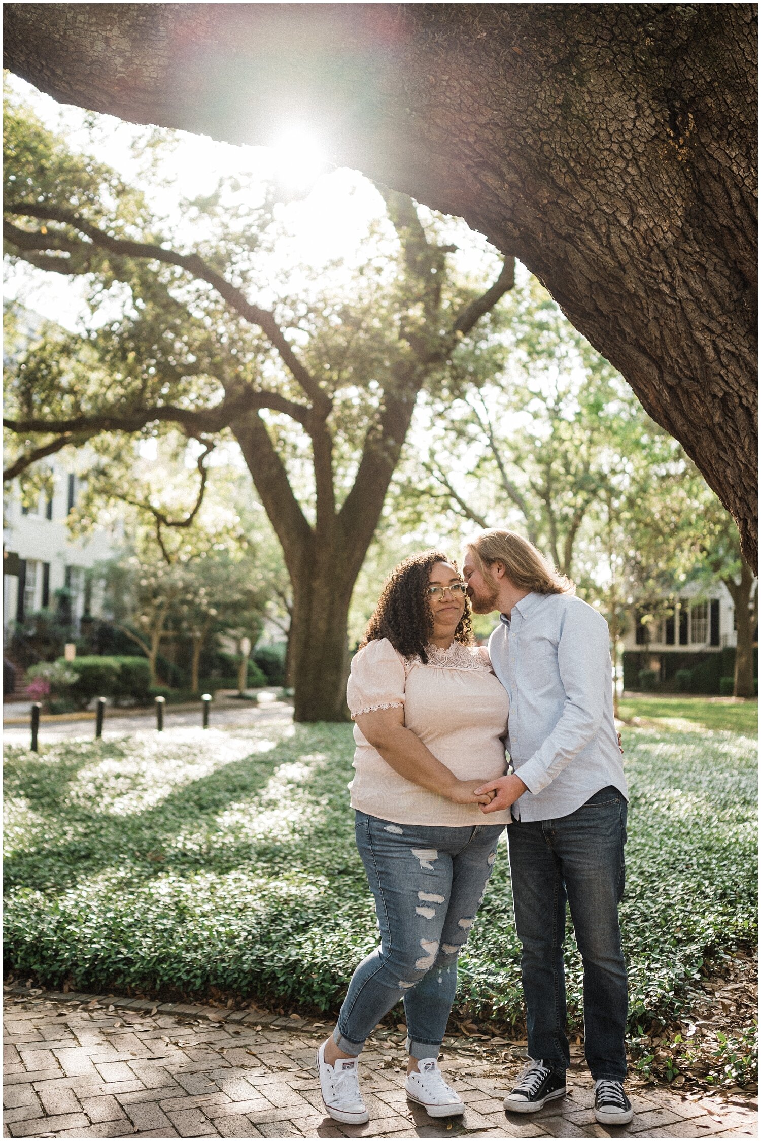 Forsyth Park Engagement Portraits | Savannah, GA