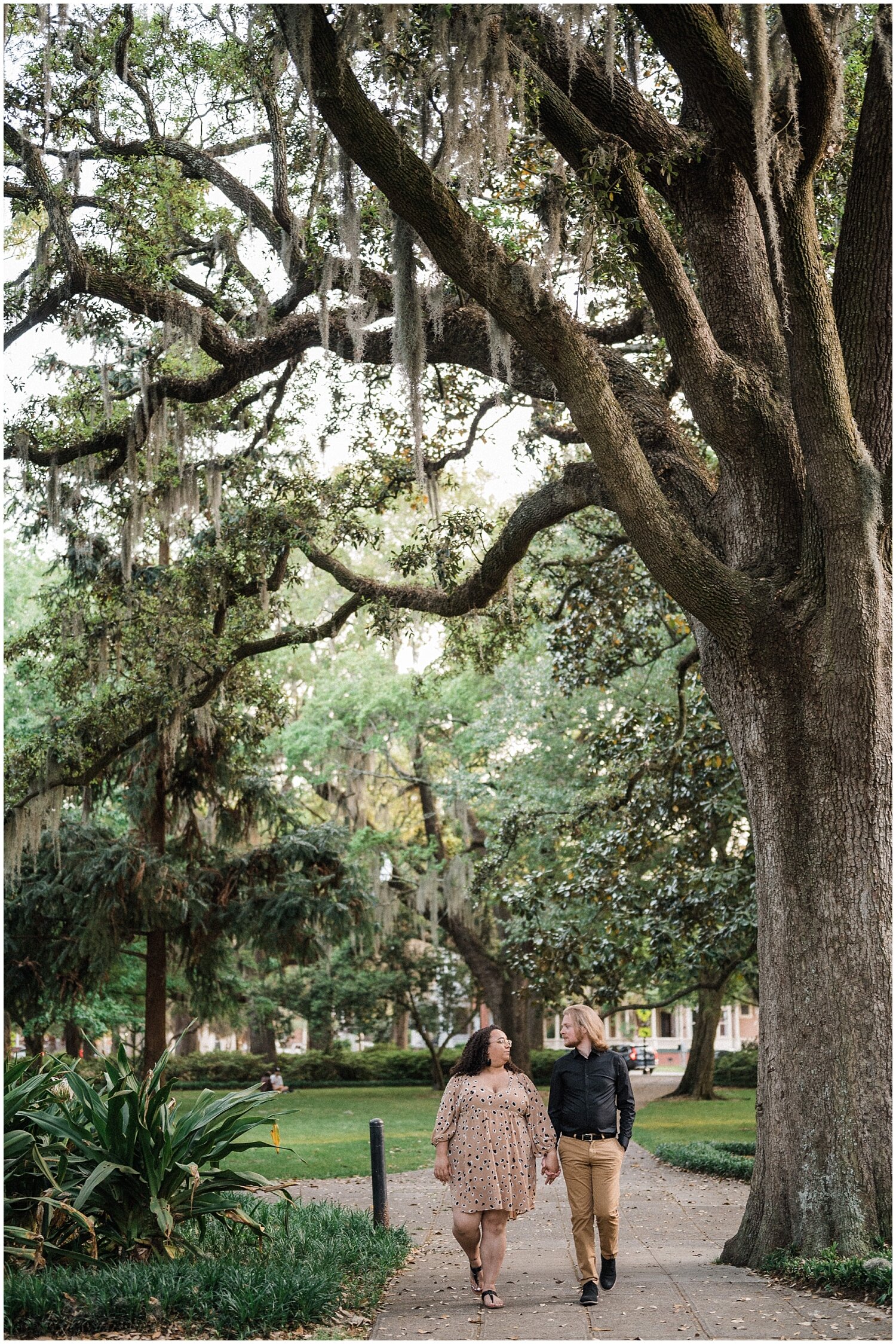 Forsyth Park Engagement Portraits | Savannah, GA