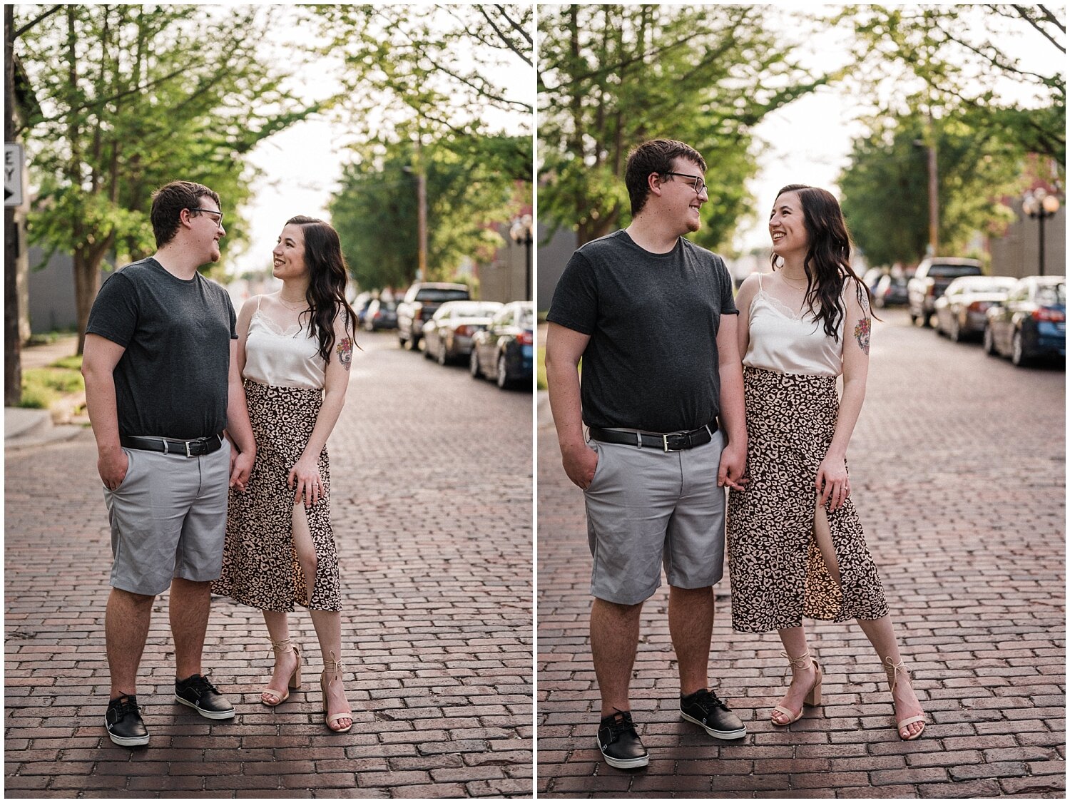 Historical Oregon District Engagement Portraits | Dayton, Ohio