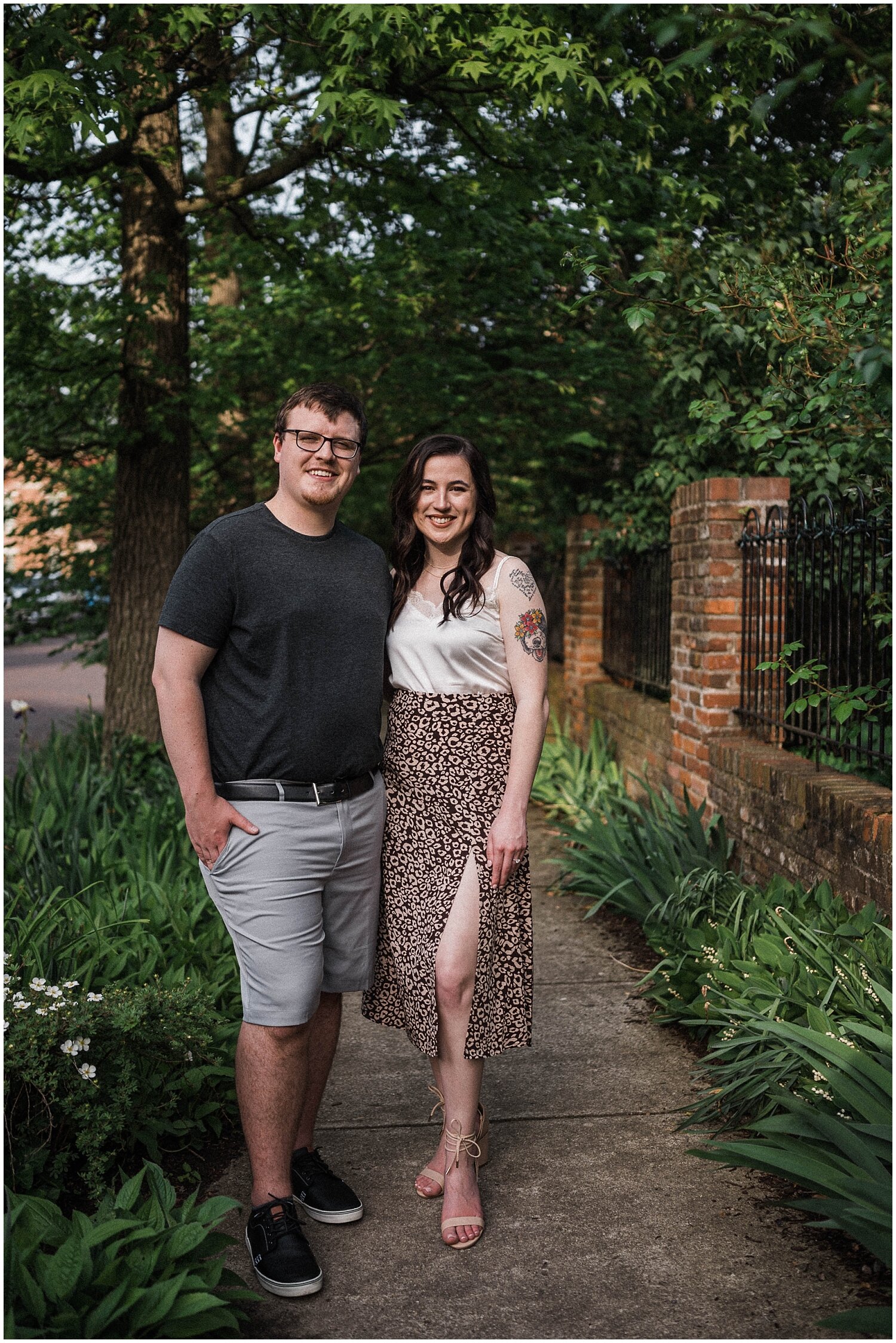 Historical Oregon District Engagement Portraits | Dayton, Ohio