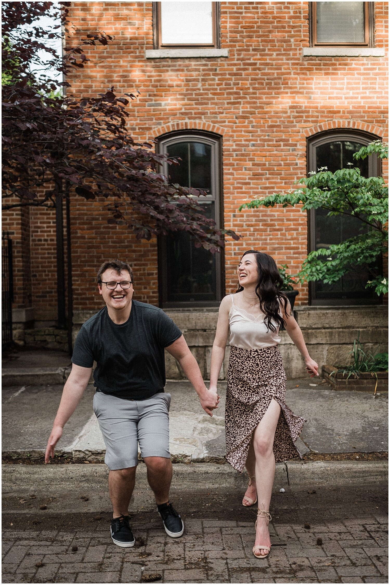 Historical Oregon District Engagement Portraits | Dayton, Ohio