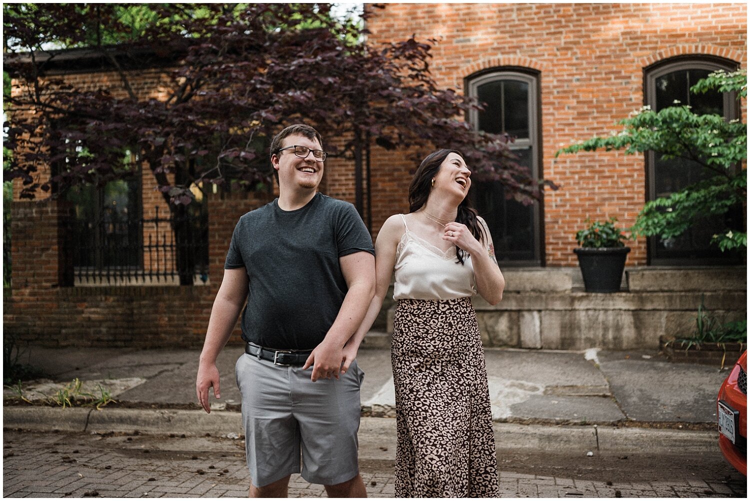 Historical Oregon District Engagement Portraits | Dayton, Ohio