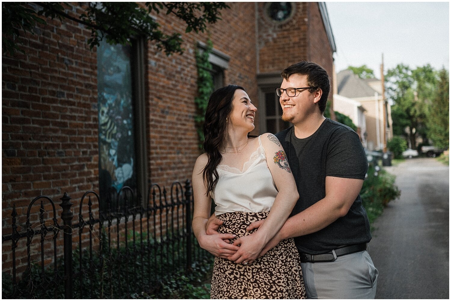 Historical Oregon District Engagement Portraits | Dayton, Ohio