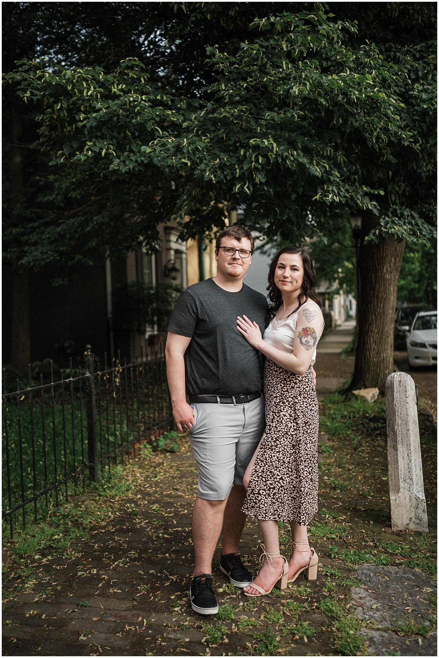 Historical Oregon District Engagement Portraits | Dayton, Ohio