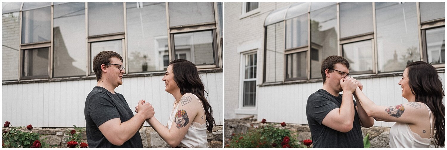 Historical Oregon District Engagement Portraits | Dayton, Ohio