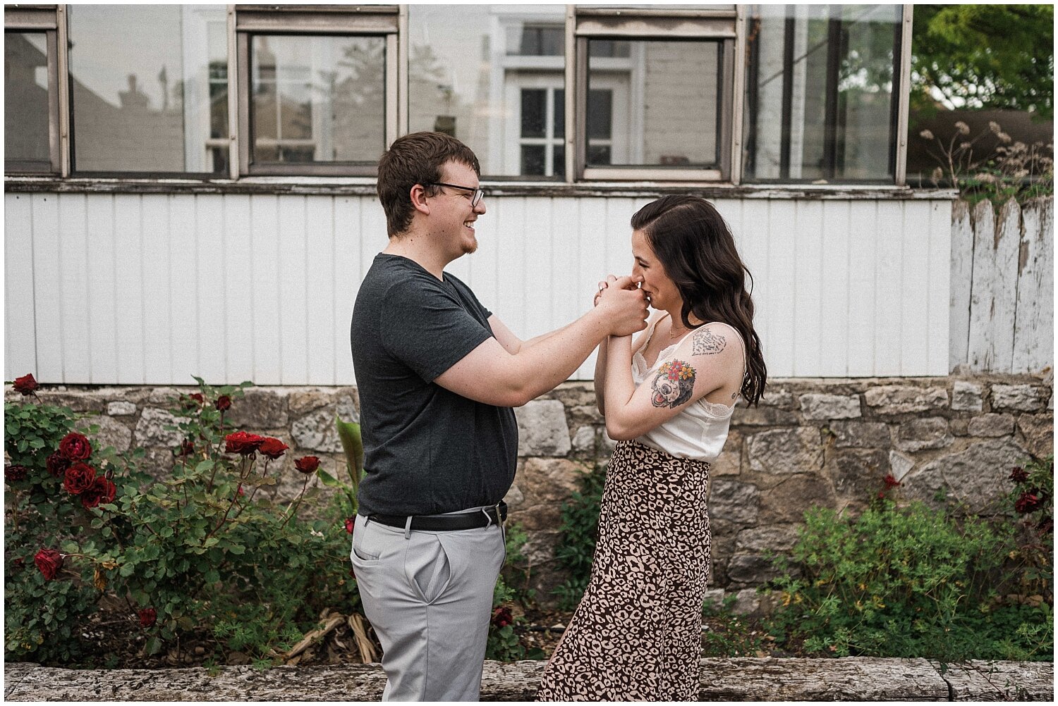 Historical Oregon District Engagement Portraits | Dayton, Ohio