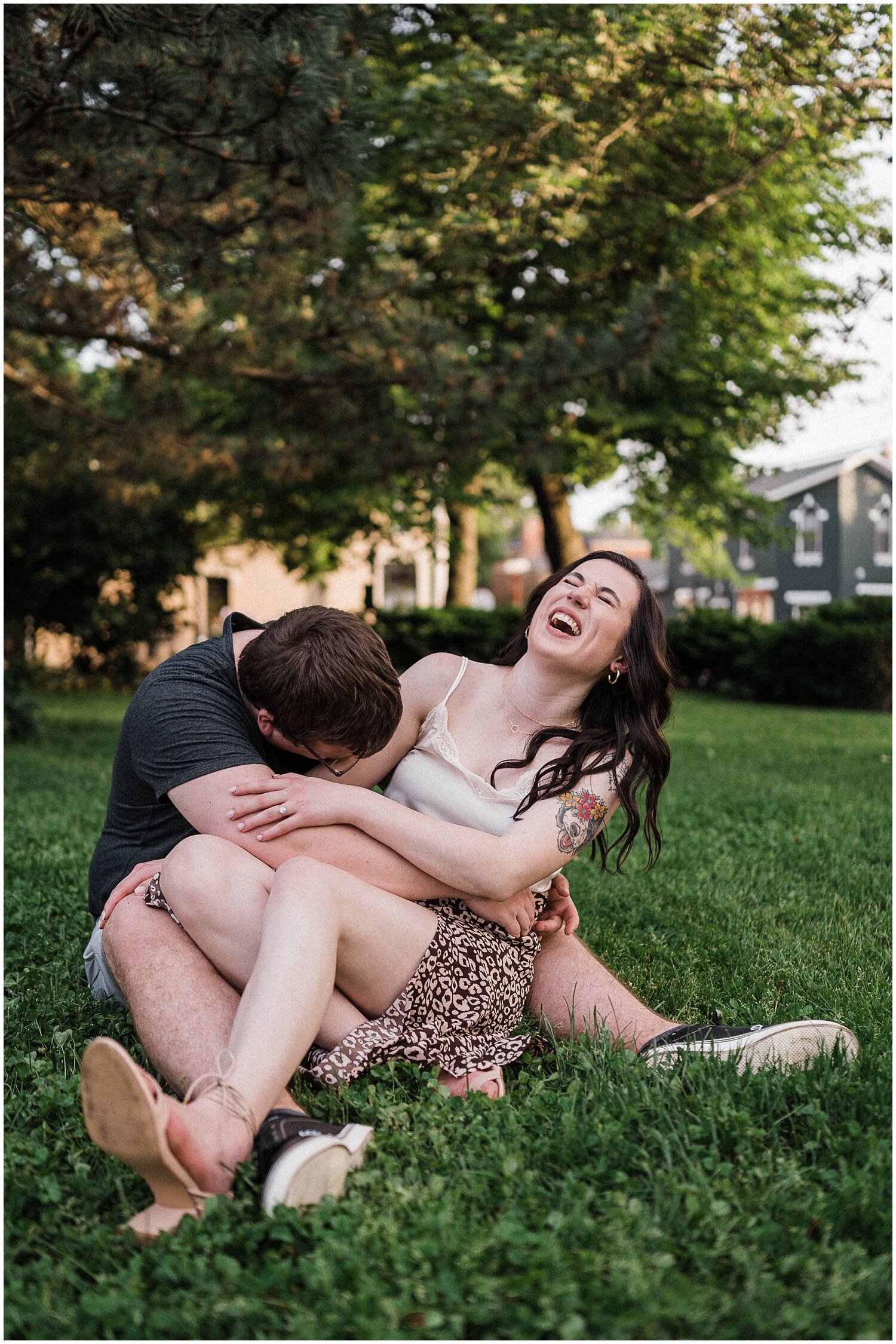 Historical Oregon District Engagement Portraits | Dayton, Ohio