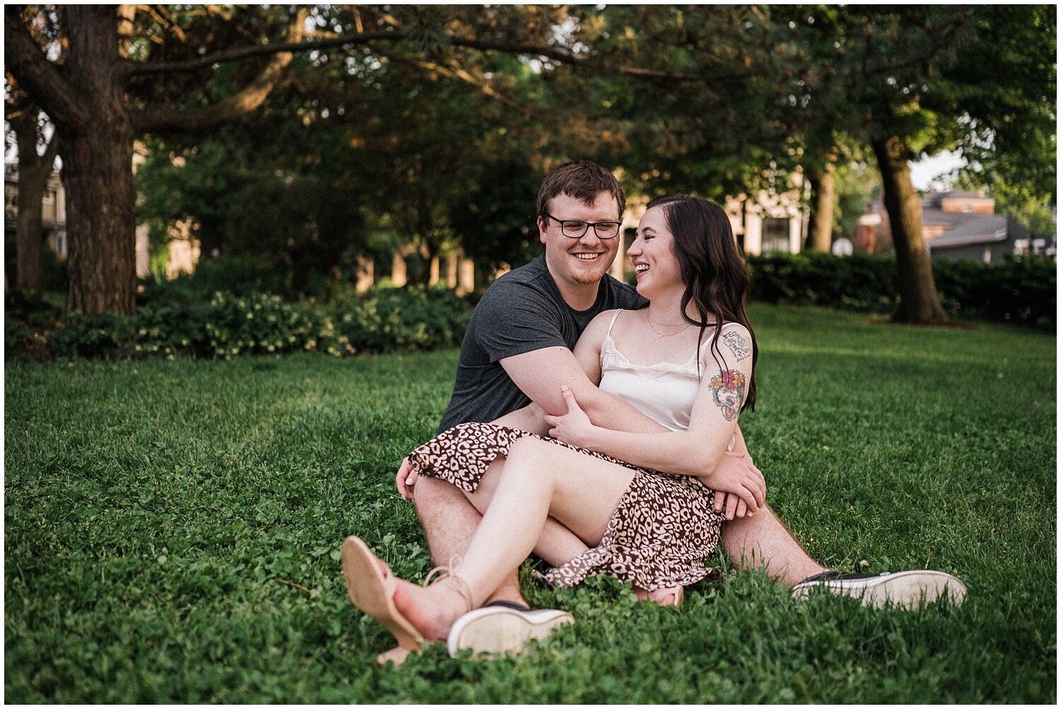 Historical Oregon District Engagement Portraits | Dayton, Ohio