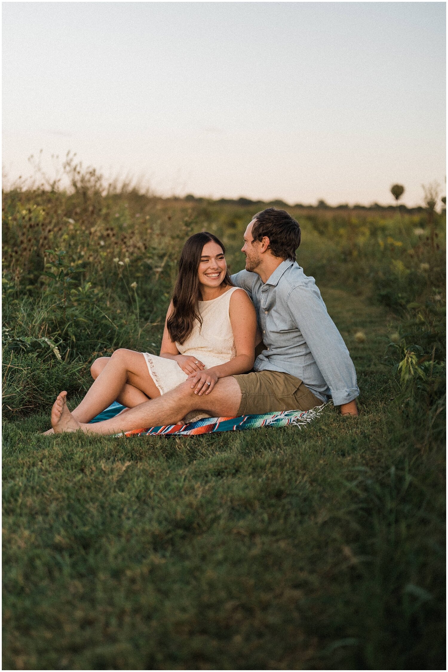 Sarah and Josh Dayton, OH Huffman Prairie Engagement Session — Dayton, Cincinnati, and Columbus Wedding Photographer