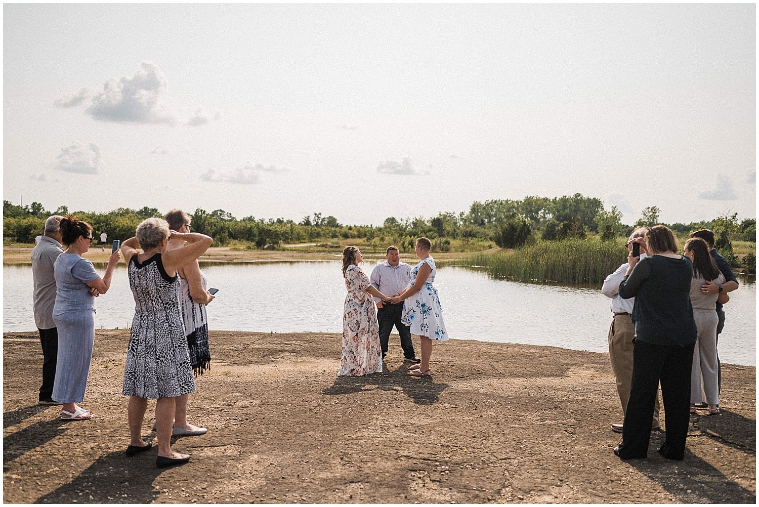 LGBTQ Oakes Quarry Elopement | Fairborn, Ohio