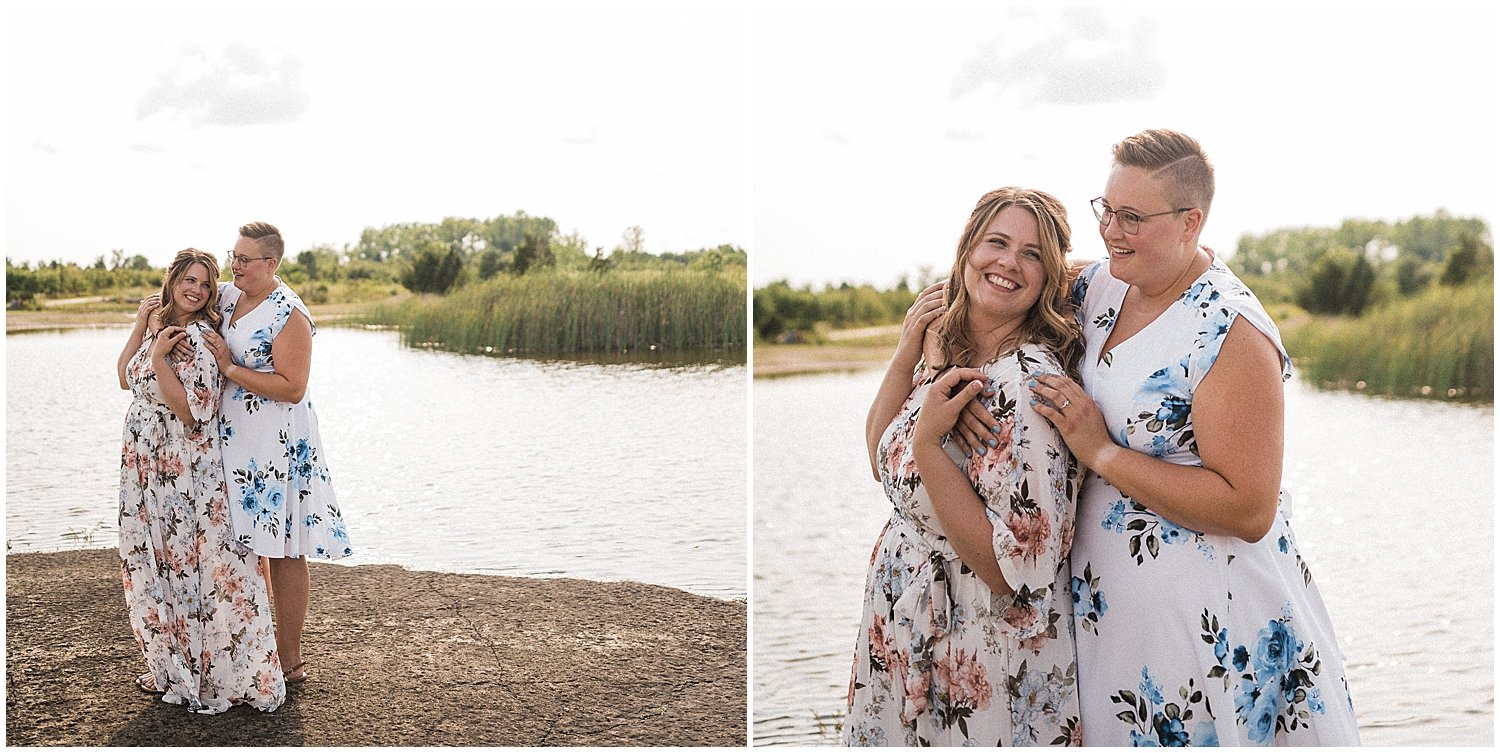 LGBTQ Oakes Quarry Elopement | Fairborn, Ohio