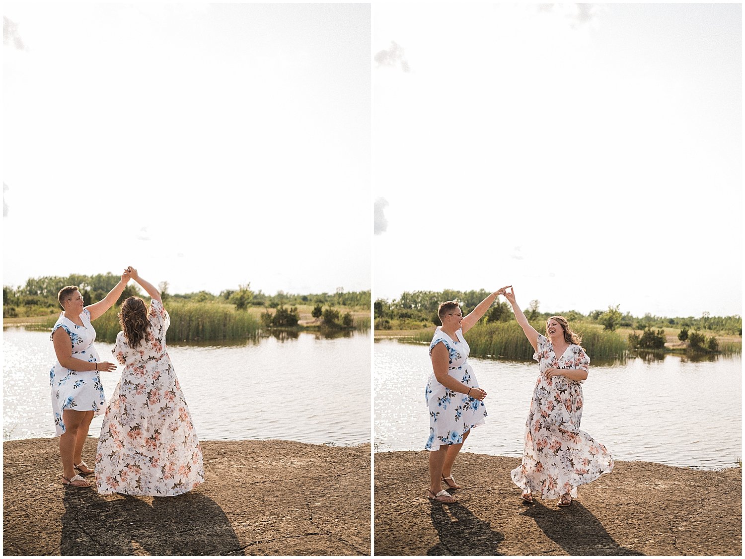 LGBTQ Oakes Quarry Elopement | Fairborn, Ohio