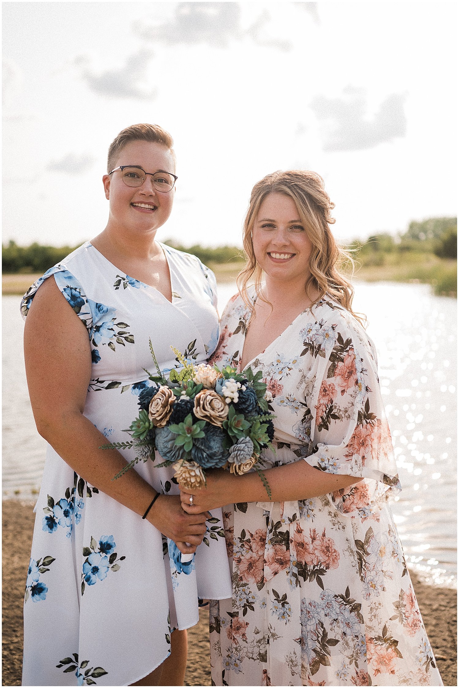 LGBTQ Oakes Quarry Elopement | Fairborn, Ohio