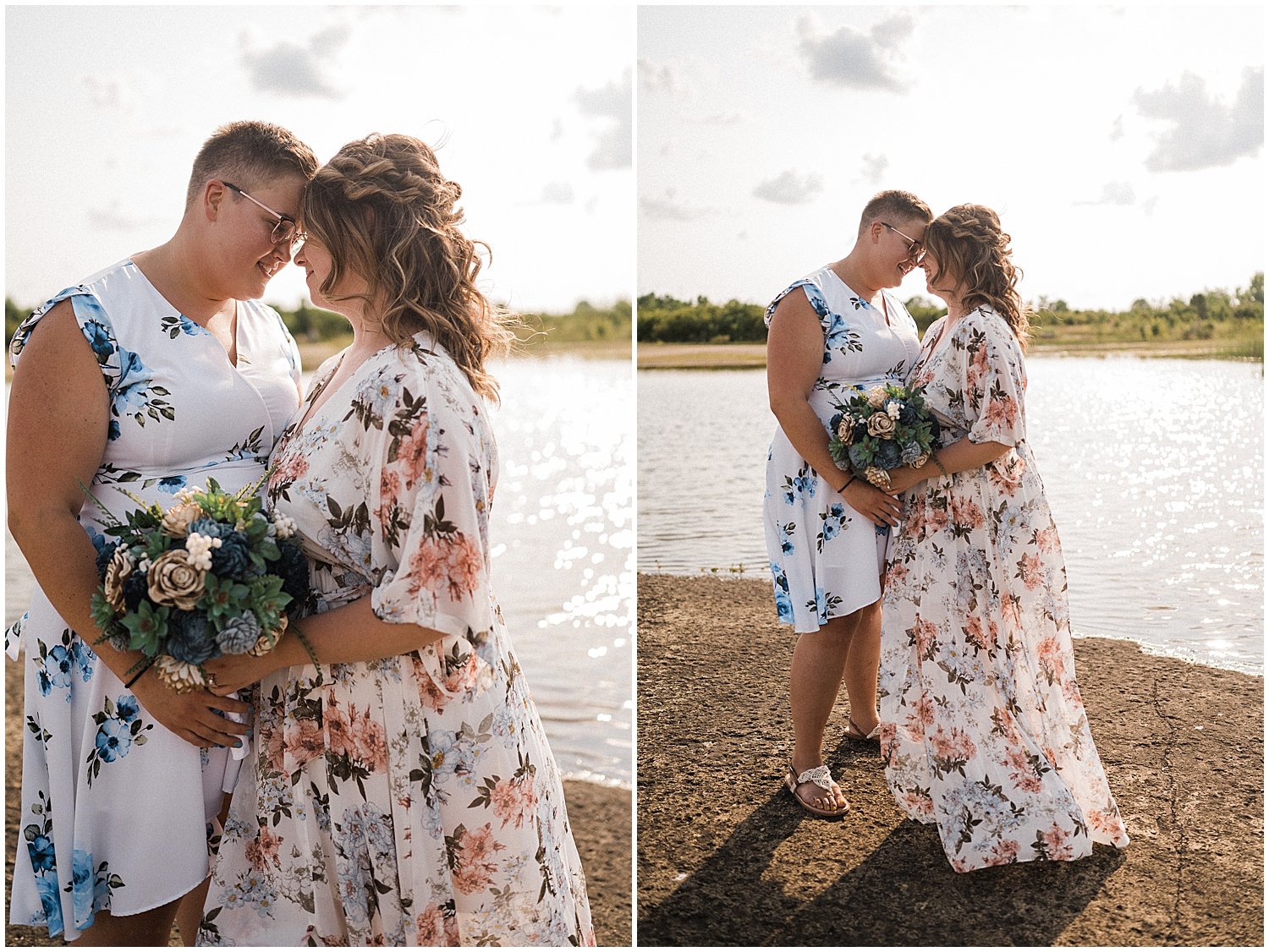 LGBTQ Oakes Quarry Elopement | Fairborn, Ohio