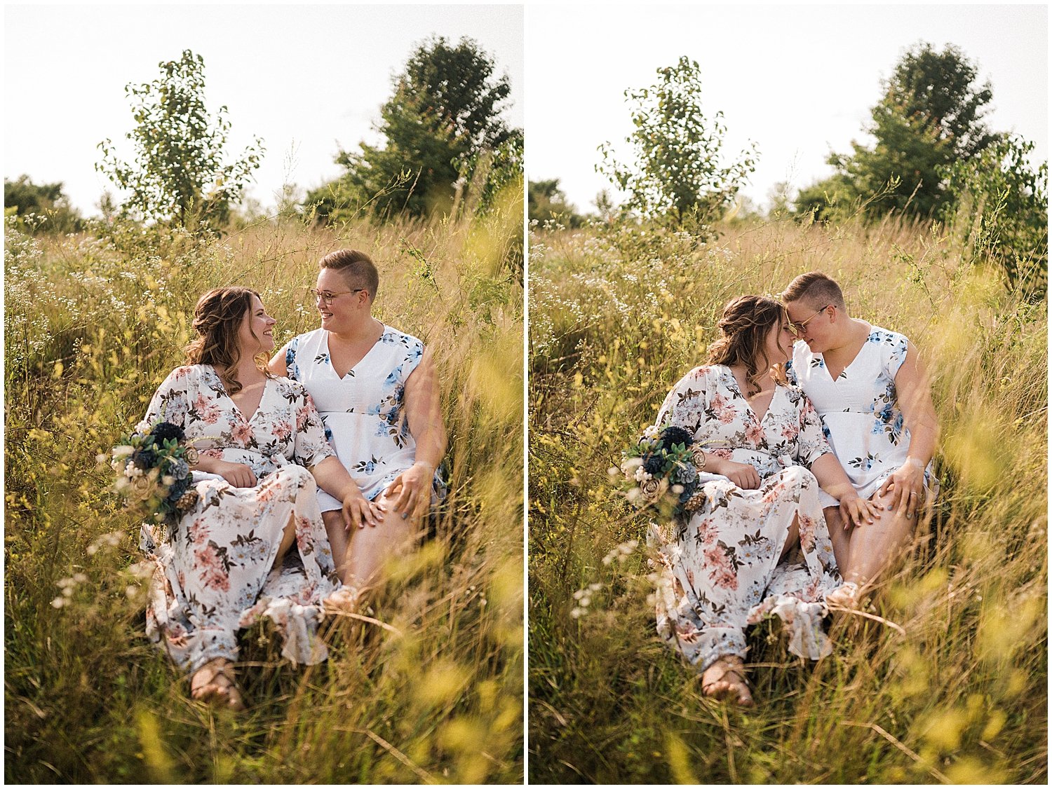 LGBTQ Oakes Quarry Elopement | Fairborn, Ohio