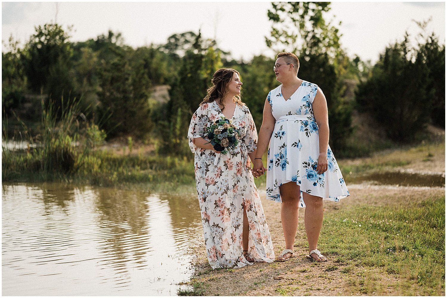 LGBTQ Oakes Quarry Elopement | Fairborn, Ohio