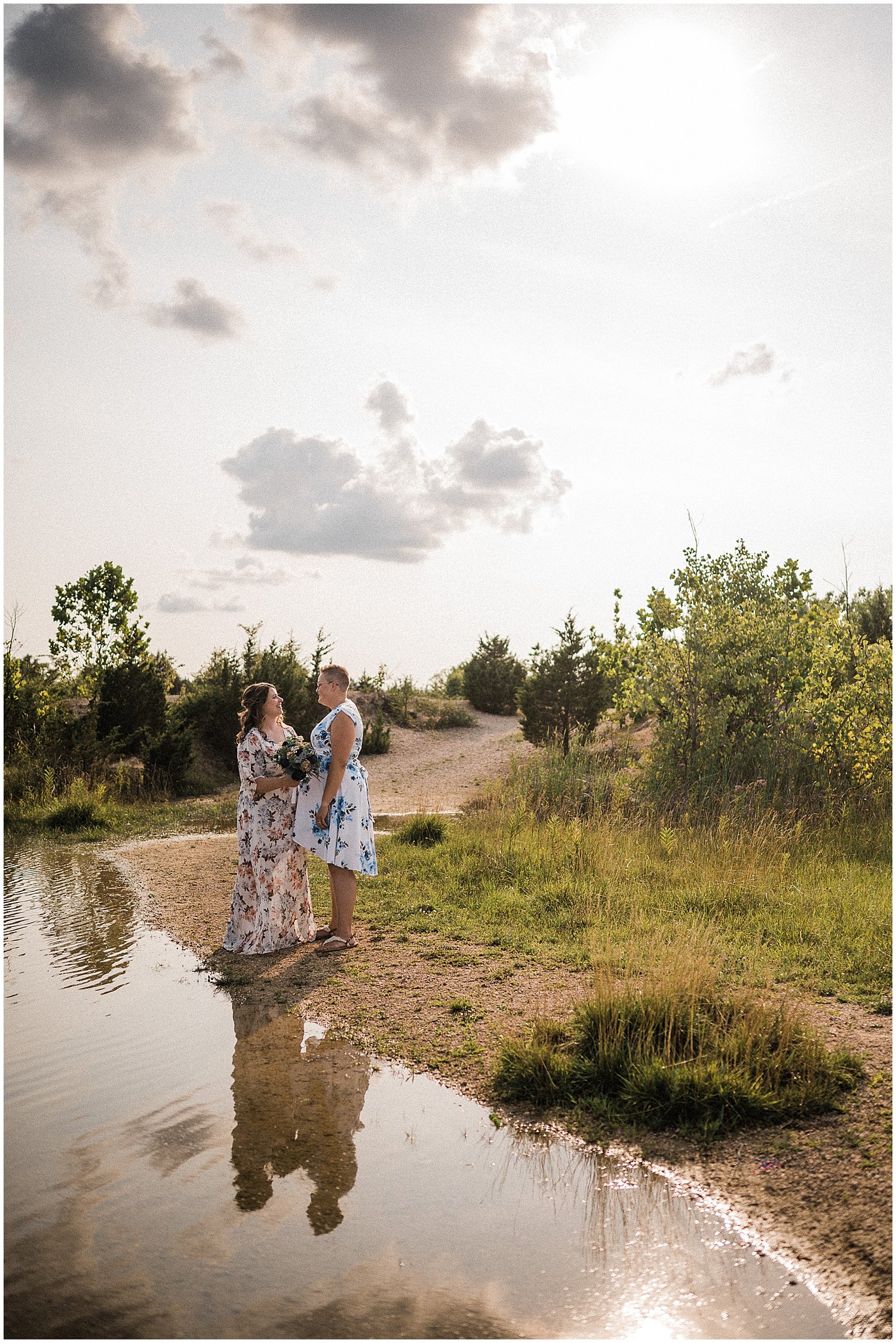 LGBTQ Oakes Quarry Elopement | Fairborn, Ohio