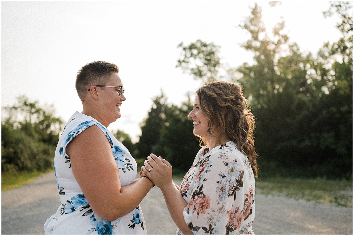 LGBTQ Oakes Quarry Elopement | Fairborn, Ohio