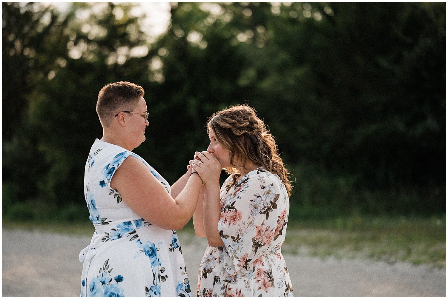 LGBTQ Oakes Quarry Elopement | Fairborn, Ohio