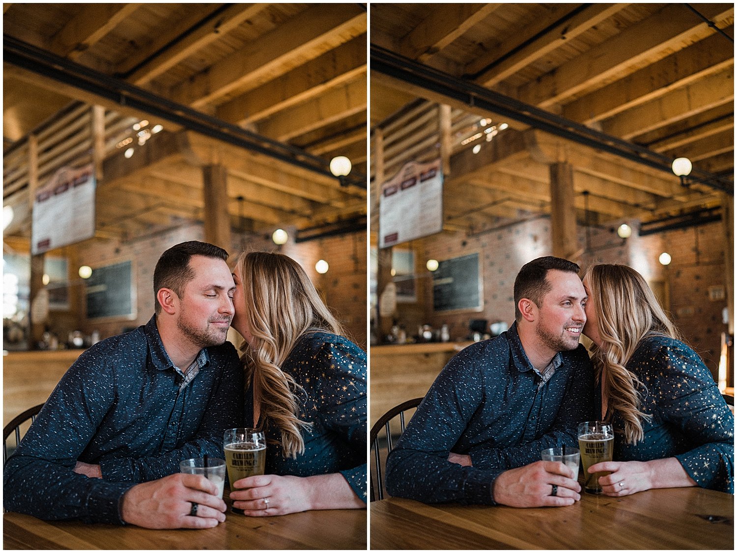 Carillon Brewery Engagement Portrait Session | Kettering, Ohio