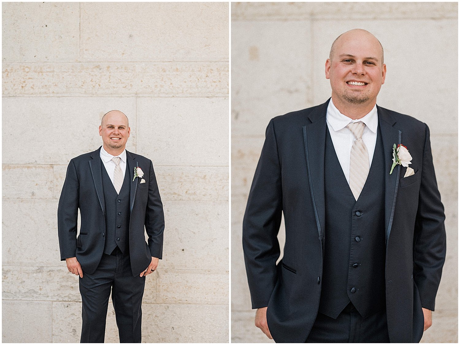 Courthouse Square Wedding Portraits | Downtown Dayton, OH