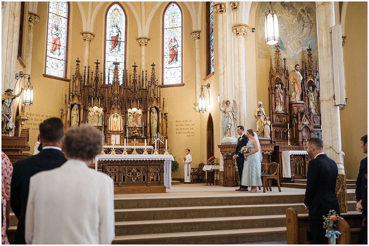 Holy Angels Catholic Church Wedding | Sydney, Ohio