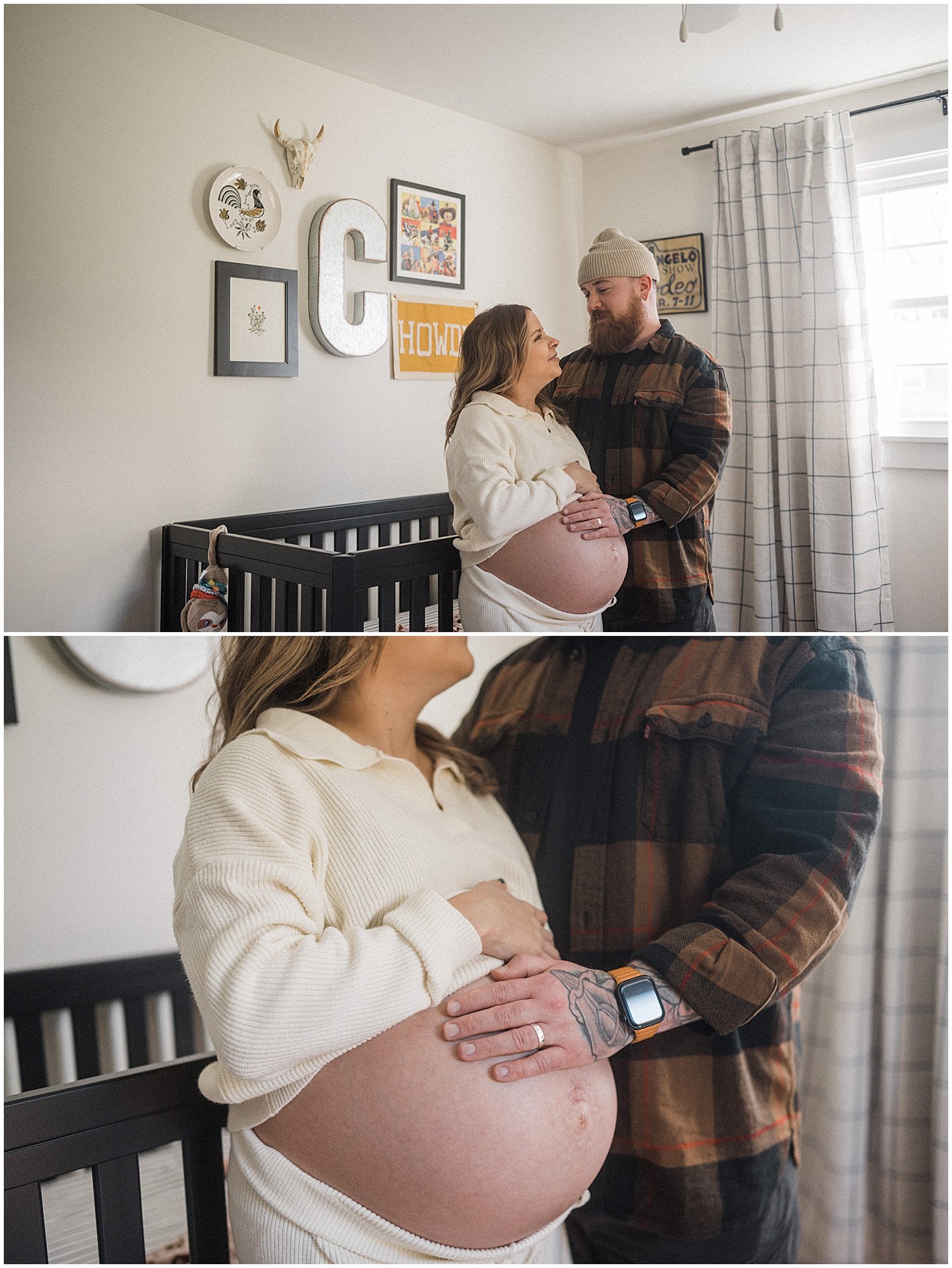 In-Home Lifestyle Maternity Portraits | Centerville, Ohio