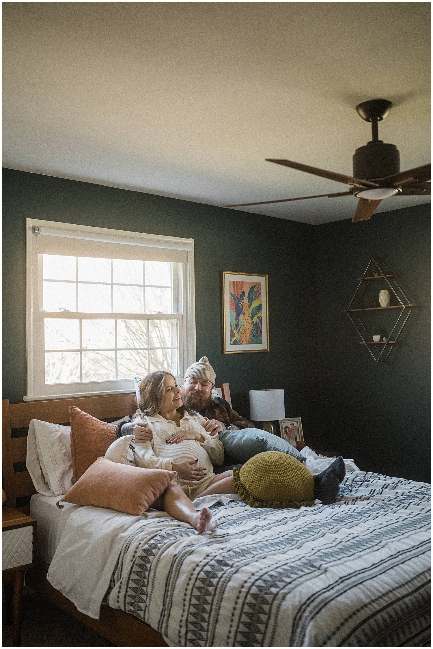 In-Home Lifestyle Maternity Portraits | Centerville, Ohio