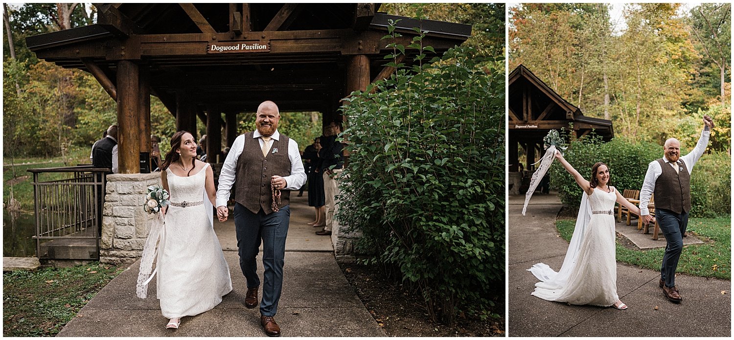 Hills &amp; Dales MetroPark Celtic Inspired Elopement | Kettering, Ohio