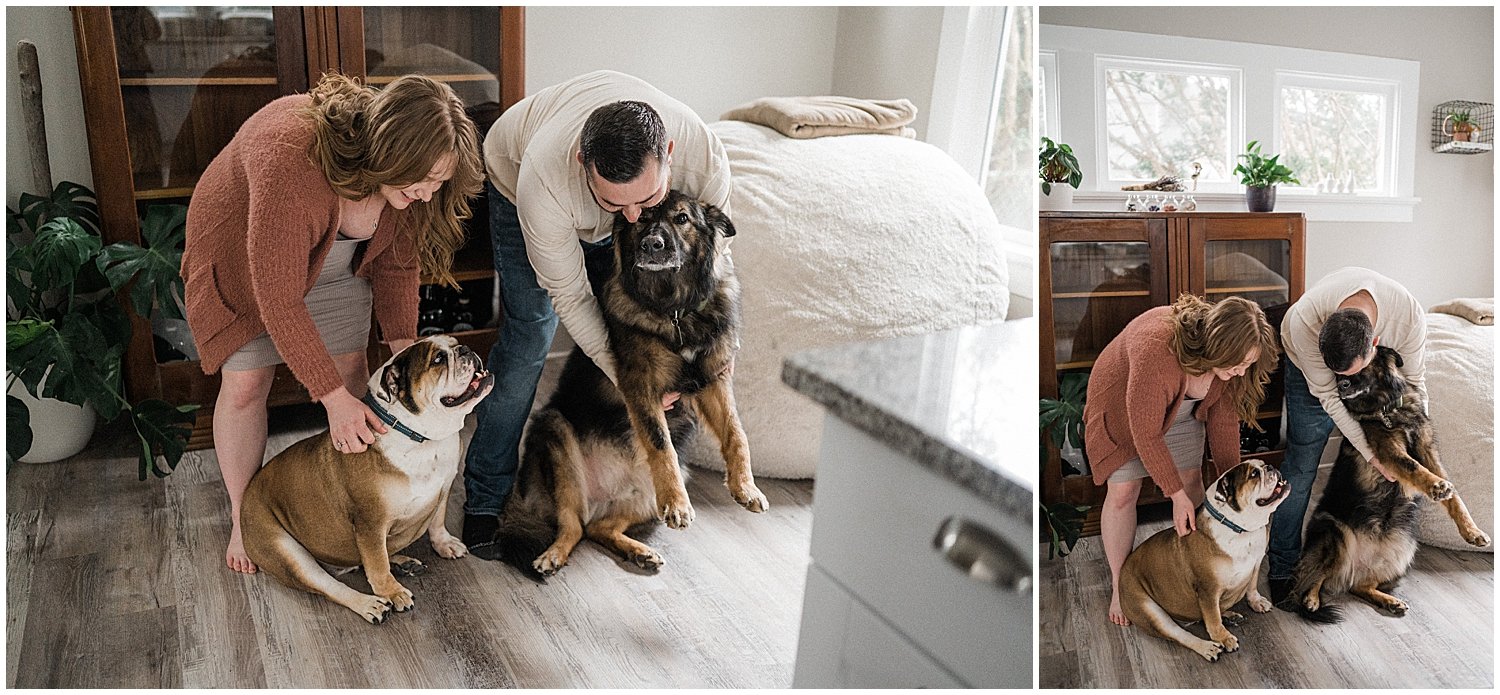 Lifestyle In-Home Maternity Portraits | Dayton, Ohio