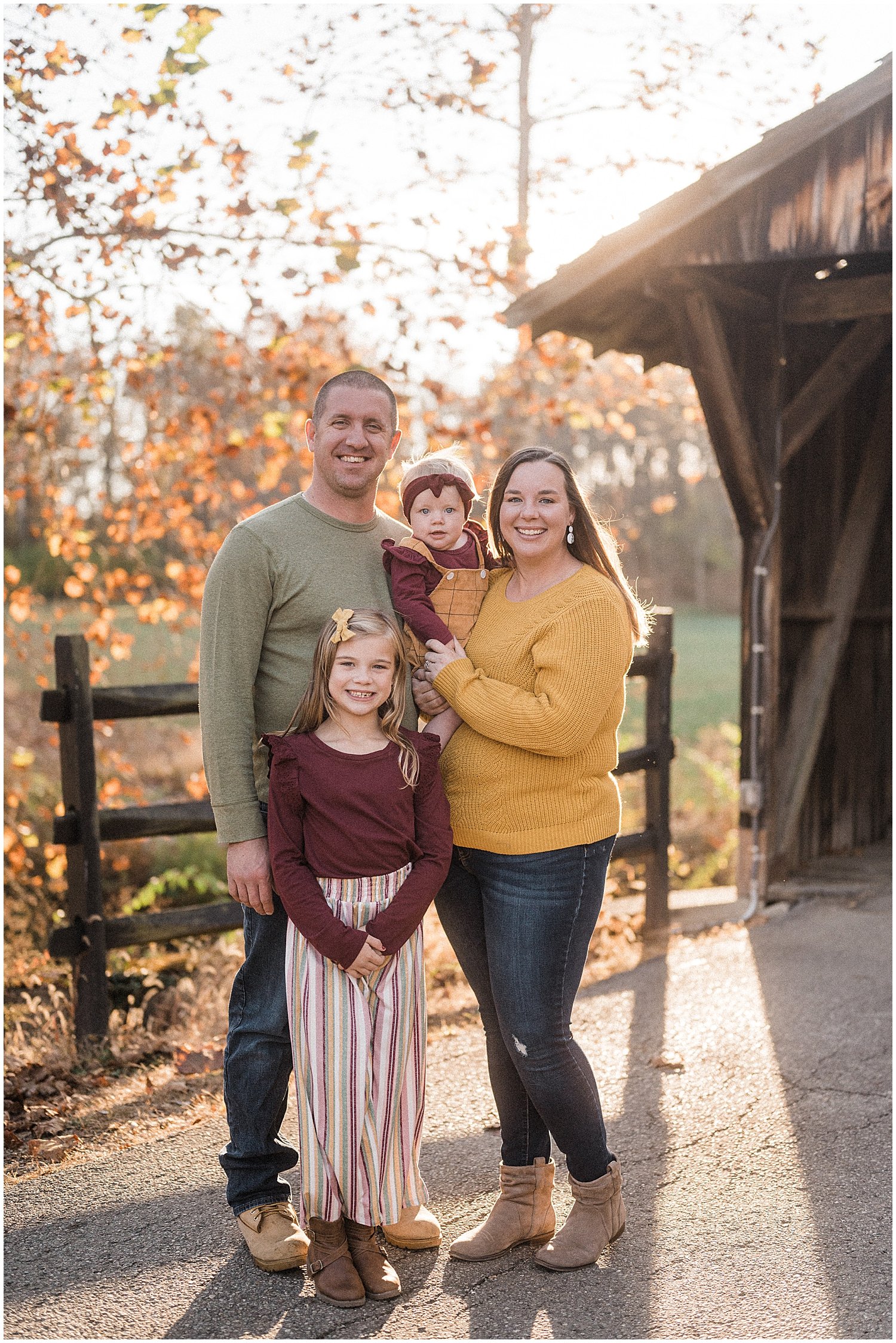 Hidden Valley Orchards Fall Family Portraits | Lebanon, Ohio