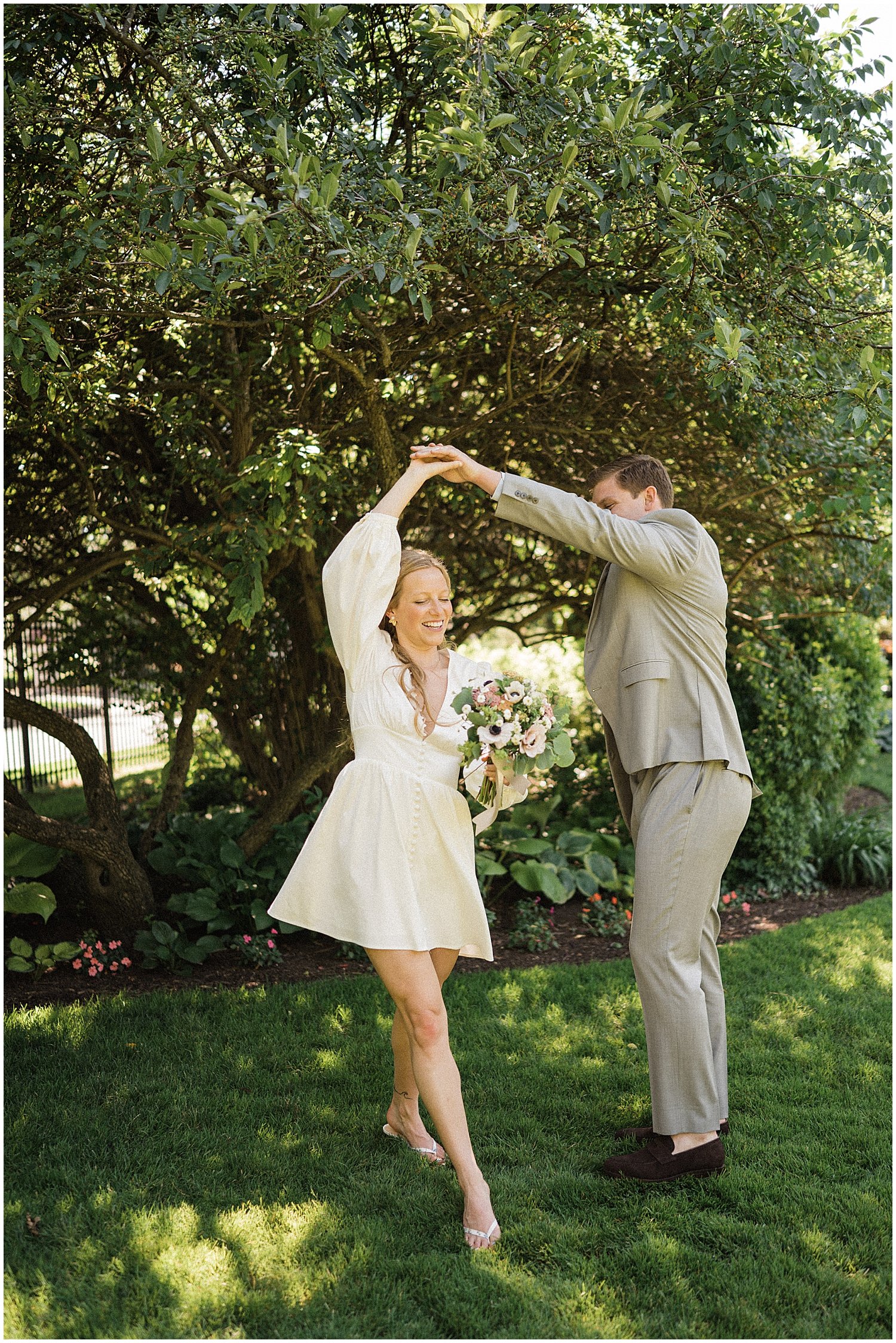 Smith Gardens Wedding Portraits | Dayton, Ohio