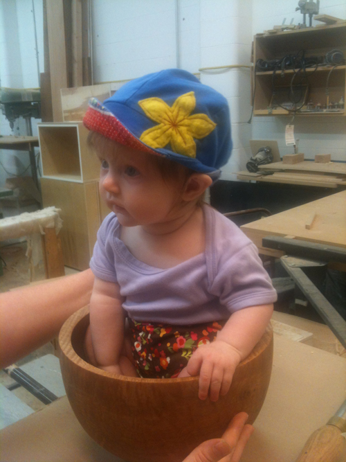 This bowl was given to Trevor's granddaughter with the hope that it will be passed down to her own children.