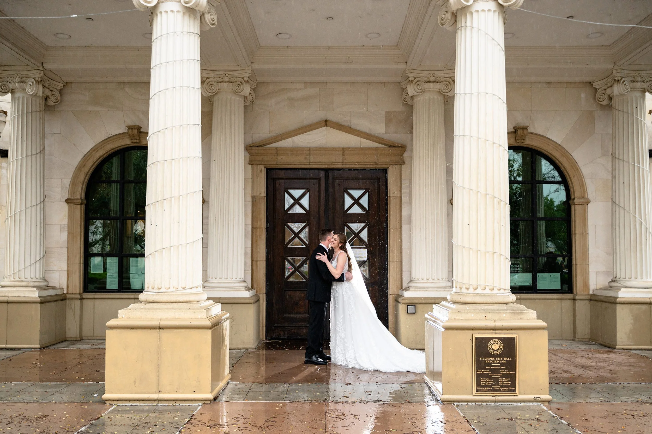 Rainy Fillmore Chapel Wedding in Fillmore, California | Michaela + Nick