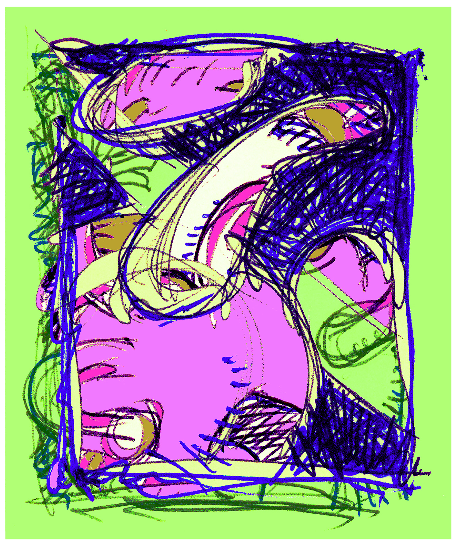 BluegGreenPink
