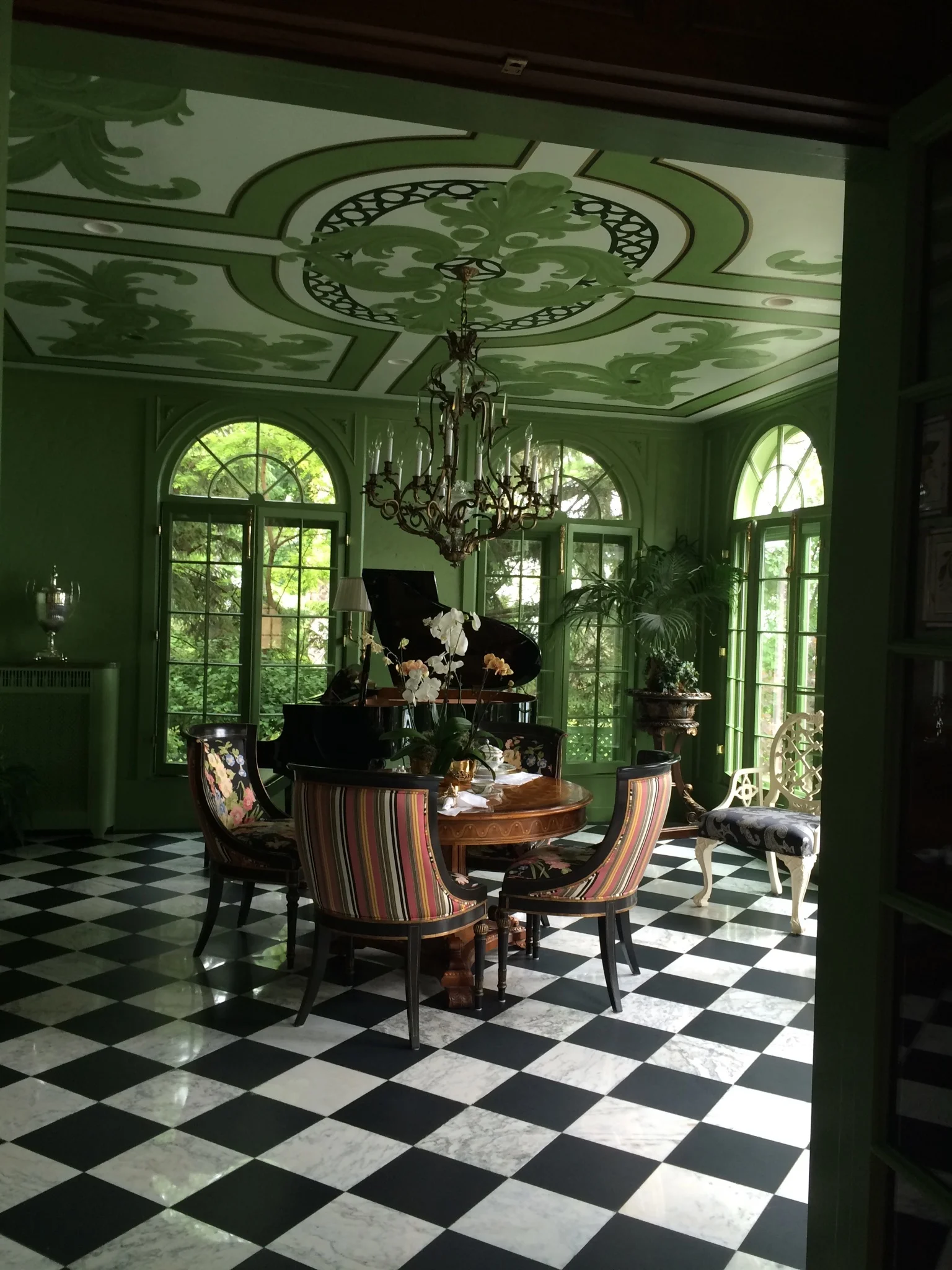 Trompe L'oiel Mural - Private Residence by Tim Haglund assisted by Tina Yager